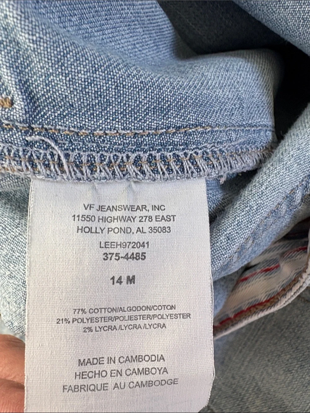 Lee Denim Shorts